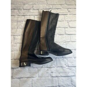 Sam Edelman Circus Women's Riding Boots. Black w/ Metallic Accents. Size 7.5